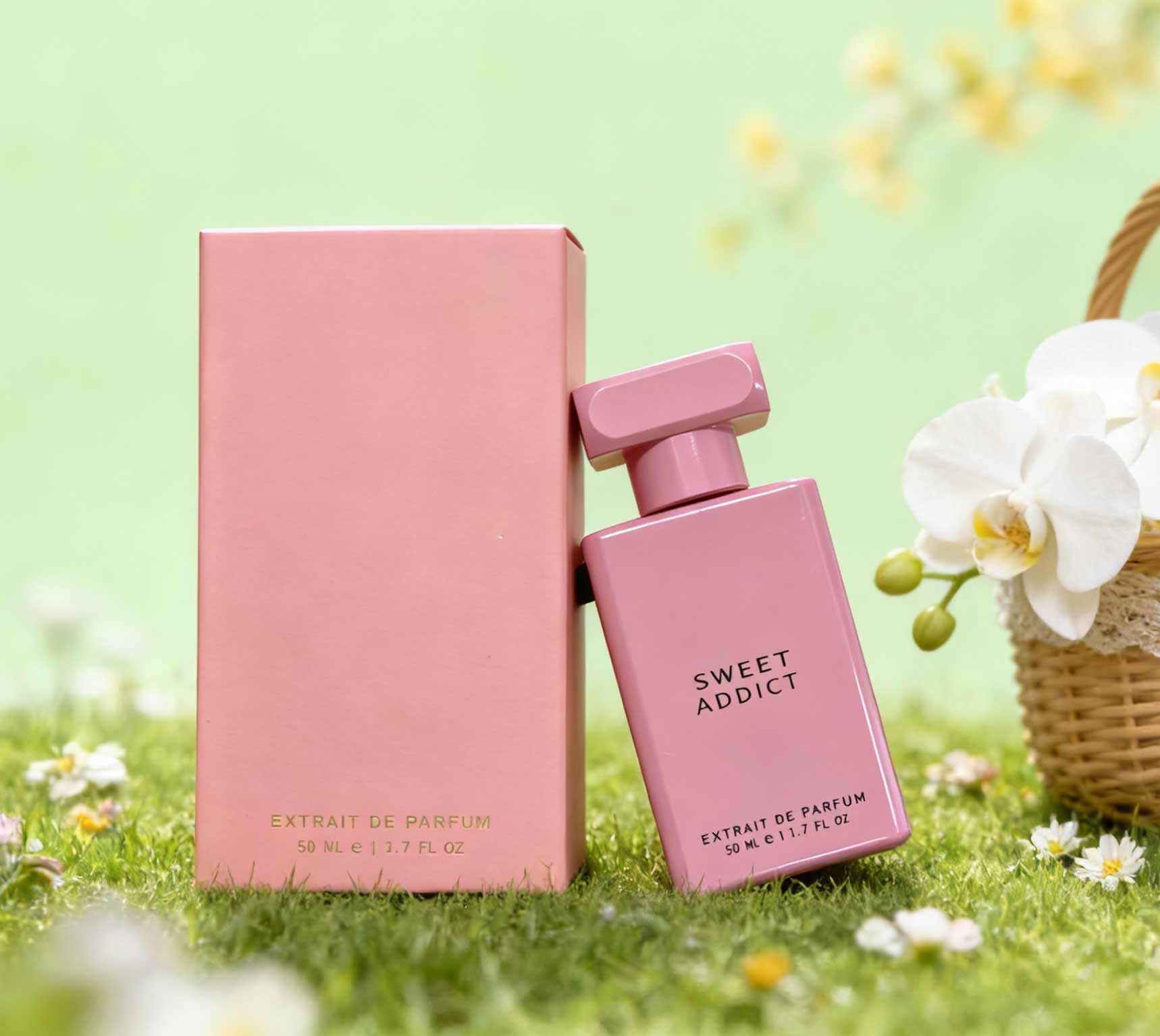 Home Bar Accessories - Sweet Addict perfume, powder mixed bottle