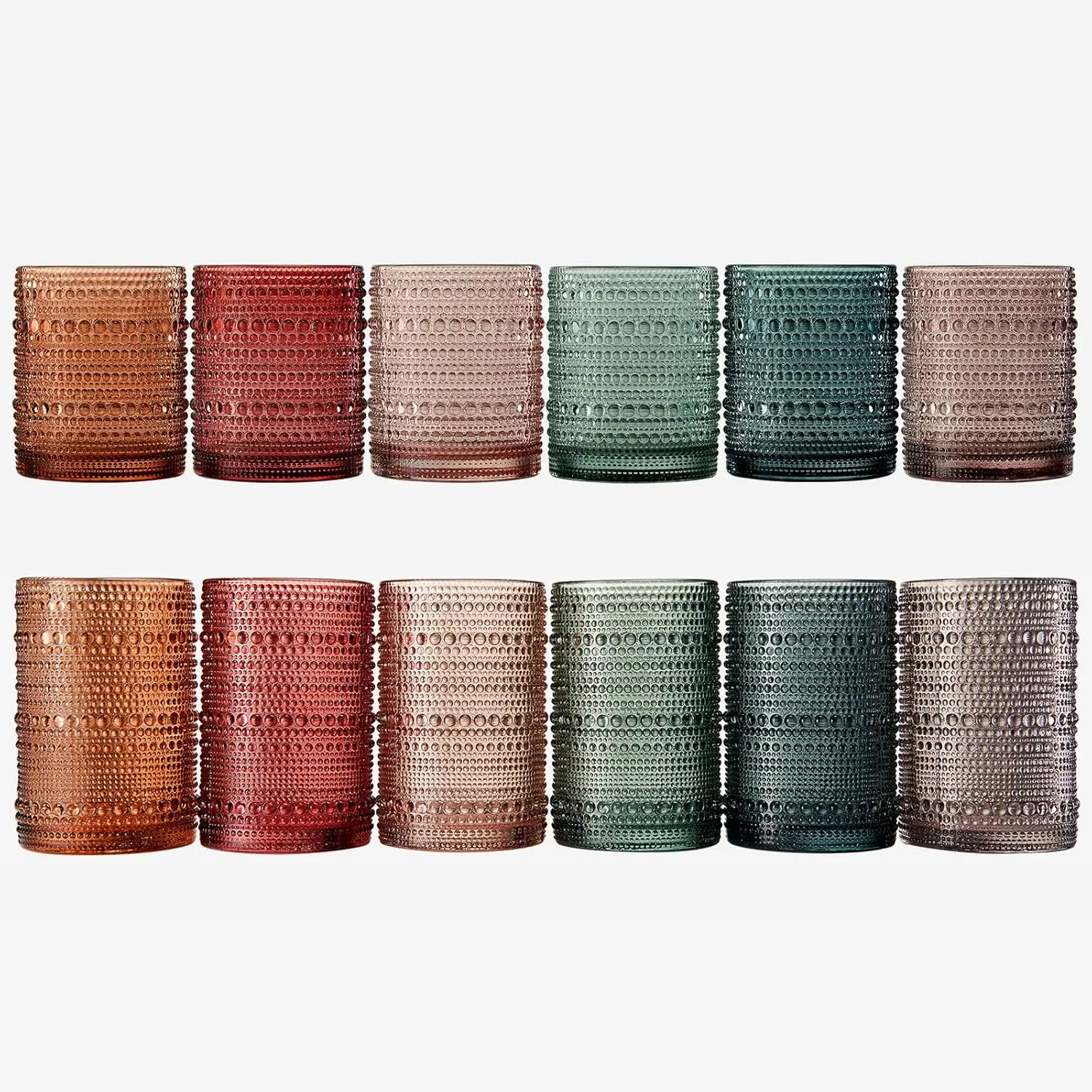 Hobnail Beaded Highball Drinki - Highball Glass Set recensie en prijs