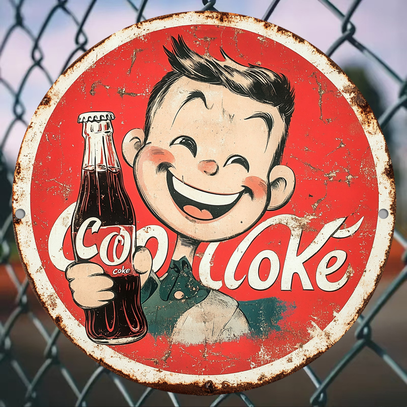 Vintage-Style Cola Advertiseme - Home Bar Cafe recensie en prijs