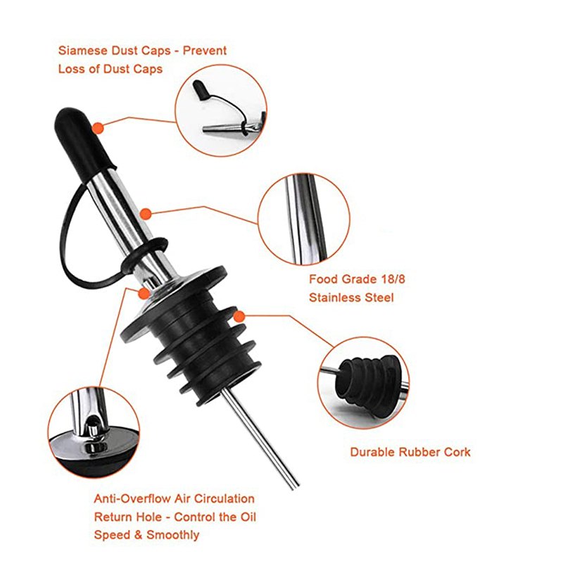 Stainless Steel Speed Pourers  - Speed Pourer Cap recensie en prijs