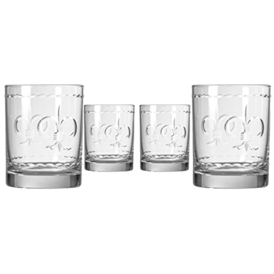 Fleur De Lis Double Old Fashio - Old Fashioned Glass recensie en prijs