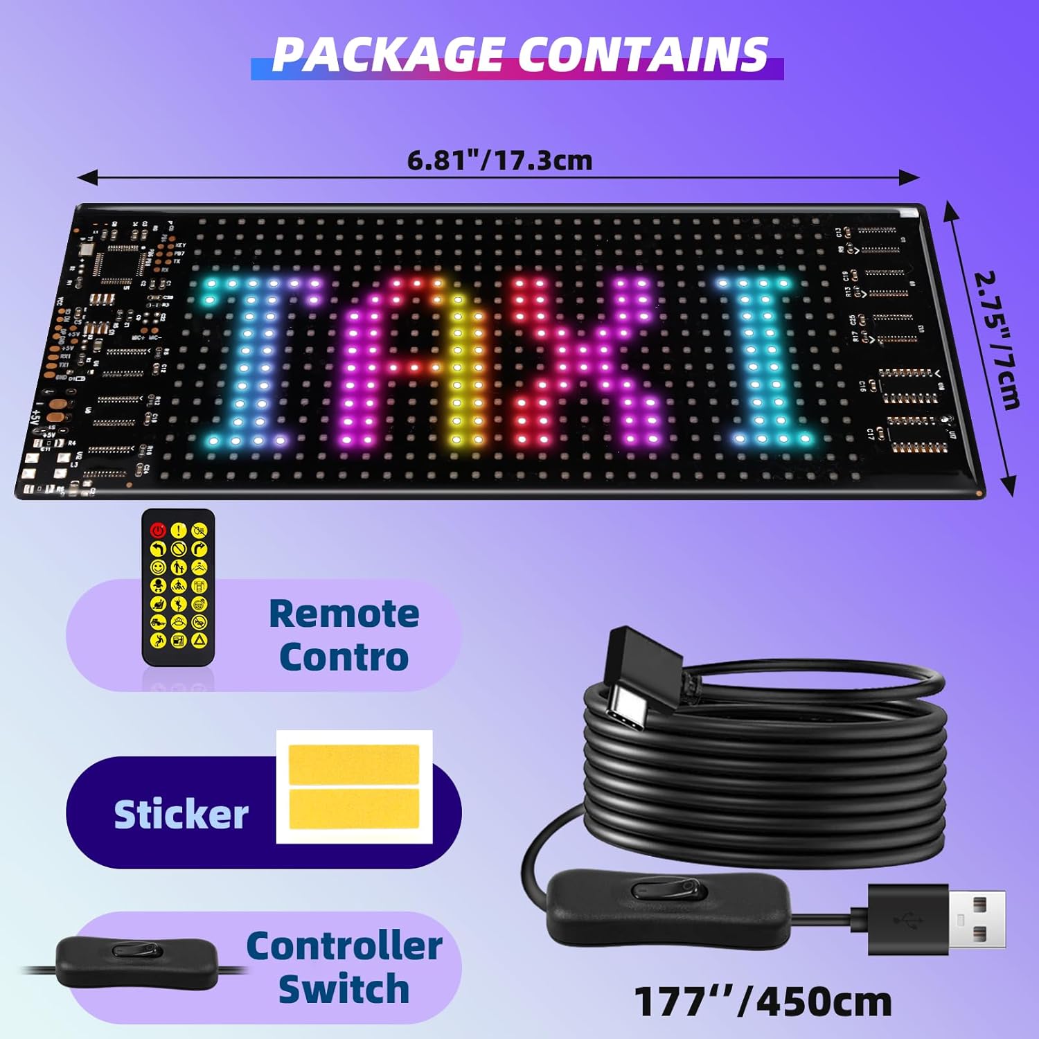 Programmable LED Matrix Panel  - Home Bar Signs recensie en prijs