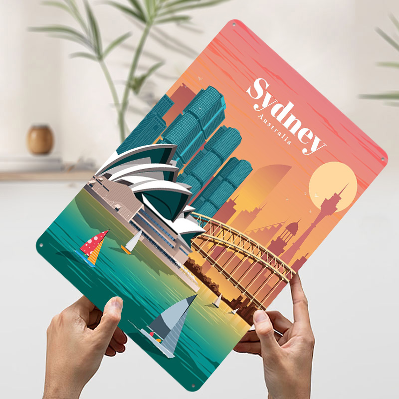 Sydney Poster Wall Art Retro V - Home Bar Sydney recensie en prijs