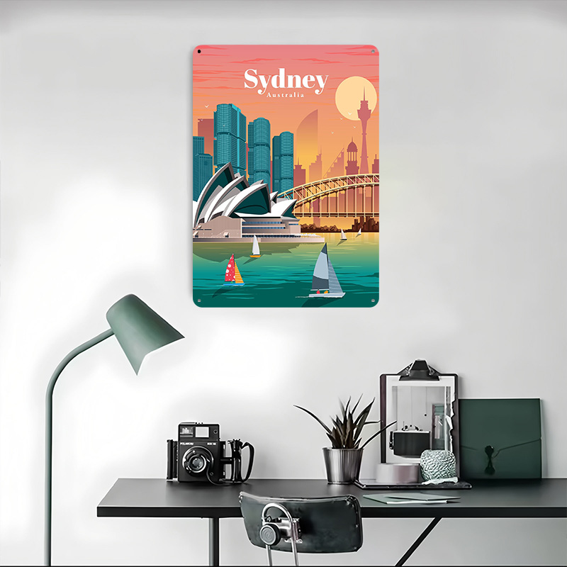 Sydney Poster Wall Art Retro V - Home Bar Sydney recensie en prijs