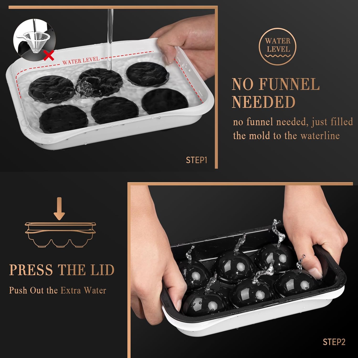 2.2 Inch Round Ice Cube Mold w - Ice Mold Sphere recensie en prijs