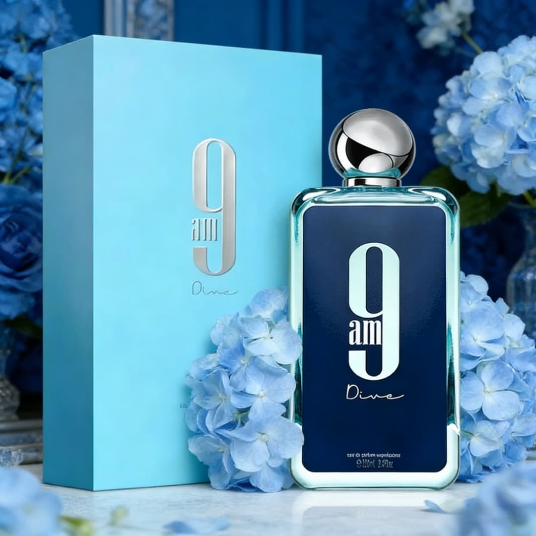 9am Dive EDP | Sleek blue glas - Home Bar Accessories recensie en prijs