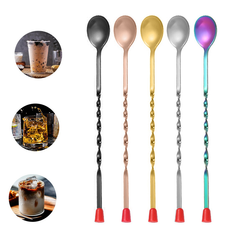 100Pcs/Lot Stainless Steel Twi - Bar Spoon Twisted recensie en prijs