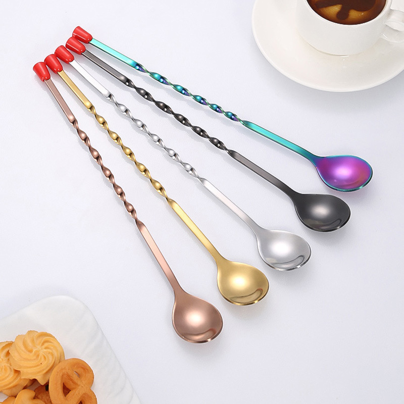 100Pcs/Lot Stainless Steel Twi - Bar Spoon Twisted recensie en prijs