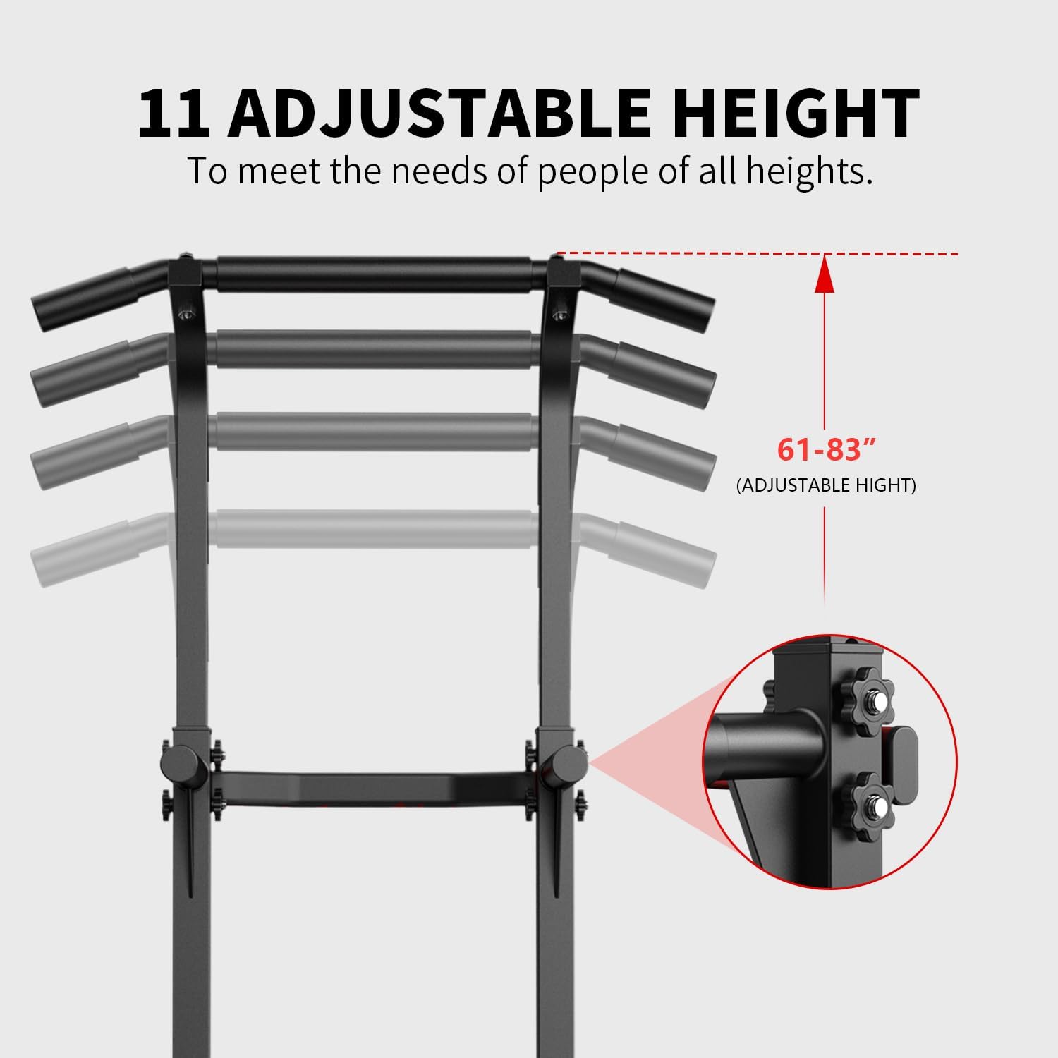 Adjustable Height Pull Up Bar  - Home Bar Stand recensie en prijs