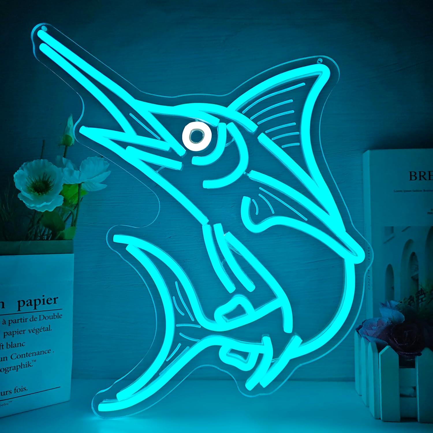 Marlin Fish Neon Sign Deep Sea - Home Bar Signs recensie en prijs