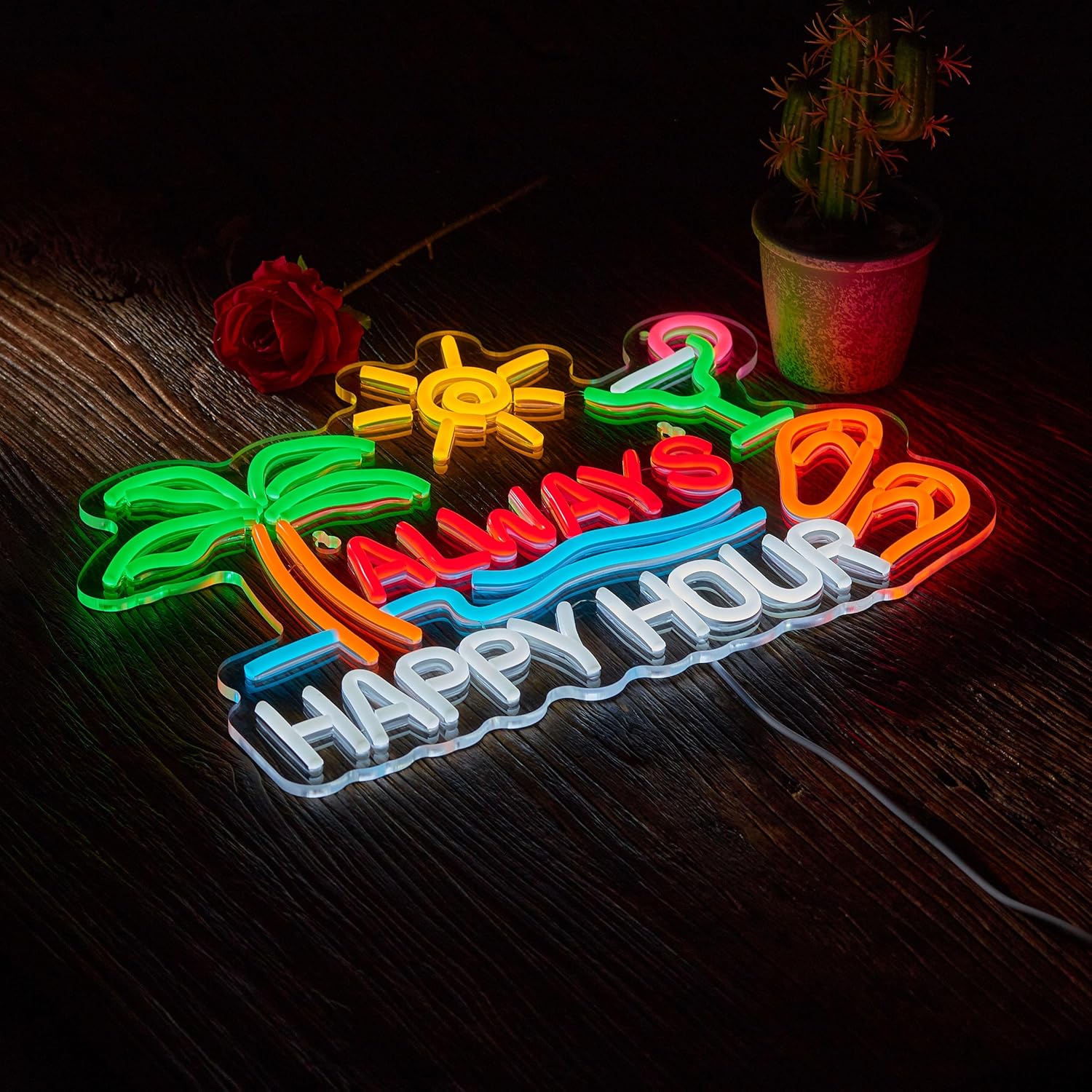 Always Happy Hour Beer Bar Neo - Home Bar Signs recensie en prijs