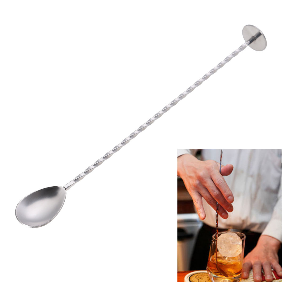 304 Stainless Steel Twisted Ba - Bar Spoon Twisted recensie en prijs