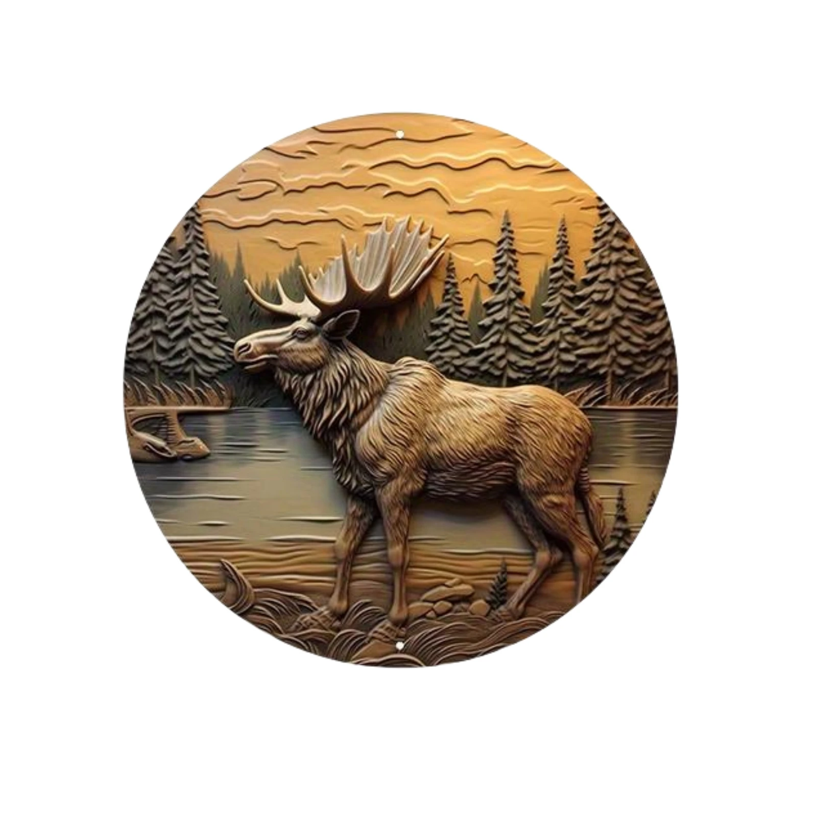 Round Metal Tin Sign Art Paint - Home Bar Cafe recensie en prijs