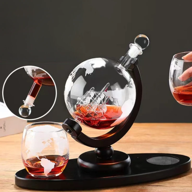 Globe Shaped Whiskey Decanter  - Decanter Globe Set recensie en prijs