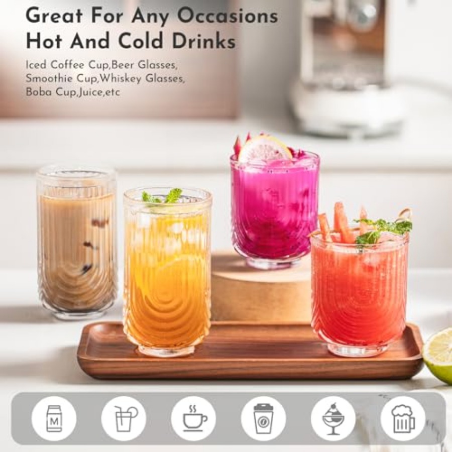 Water Drinking Glasses Set of  - Highball Glass Set recensie en prijs
