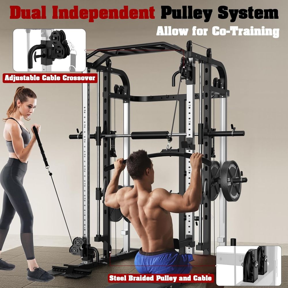 Versatile Power Cage with Adju - Home Bar And Gym recensie en prijs
