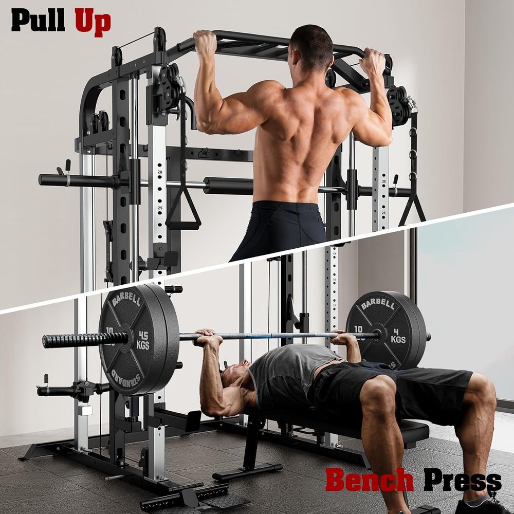 Versatile Power Cage with Adju - Home Bar And Gym recensie en prijs