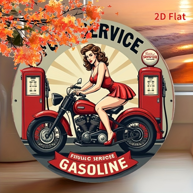 Round Metal Tin Sign Wall Deco - Home Bar Cafe recensie en prijs