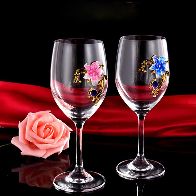 Elegant Enamel Red Wine Glasse - Highball Glass Set recensie en prijs