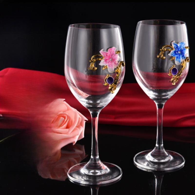 Elegant Enamel Red Wine Glasse - Highball Glass Set recensie en prijs