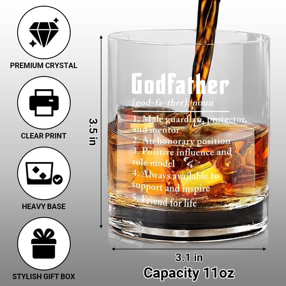 11oz Godfather Whiskey Glass,  - Old Fashioned Glass recensie en prijs