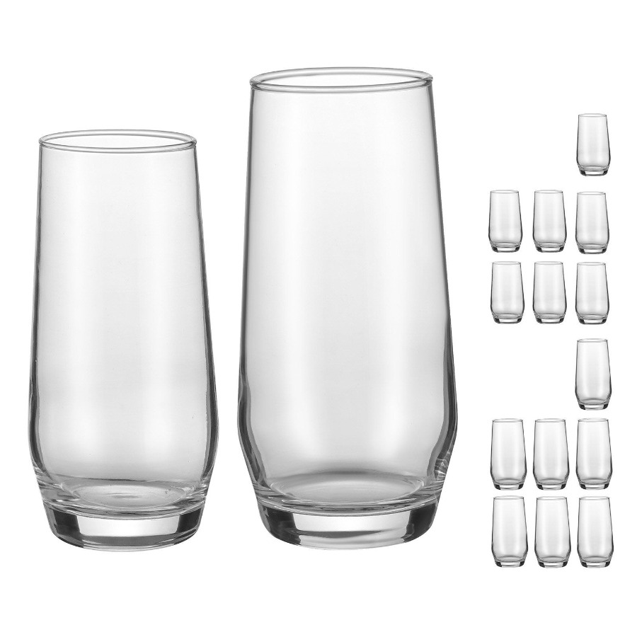 Drinking Glasses Set, 16-Piece - Highball Glass Set recensie en prijs