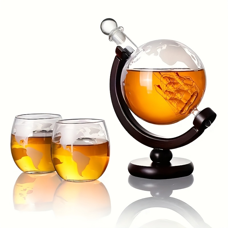 1 Sobering Up Set, 2 World Map - Decanter Globe Set recensie en prijs