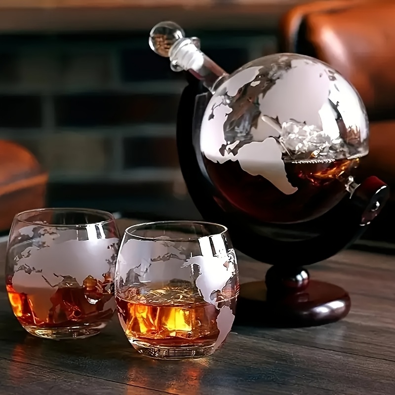 1 Sobering Up Set, 2 World Map - Decanter Globe Set recensie en prijs