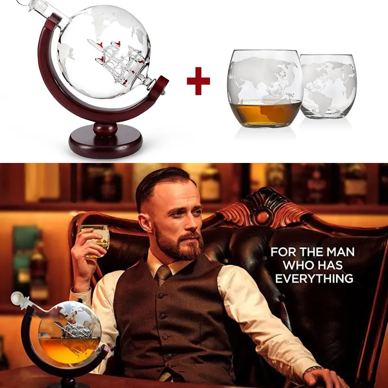 Whiskey Glass Set Crystal Glob - Decanter Globe Set recensie en prijs