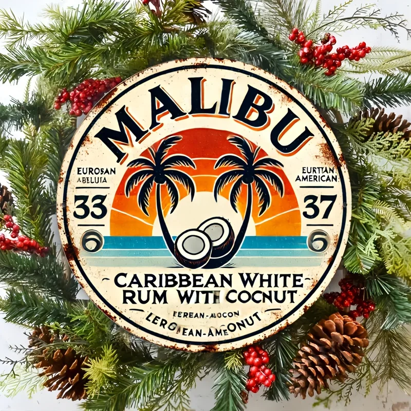 Vintage Malibu Rum Coconut Alu - Home Bar Accessories recensie en prijs