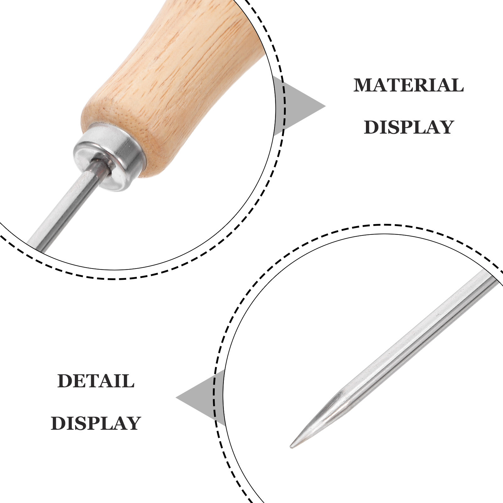 Wood Handle Ice Pick Stainless - Ice Pick Pick recensie en prijs