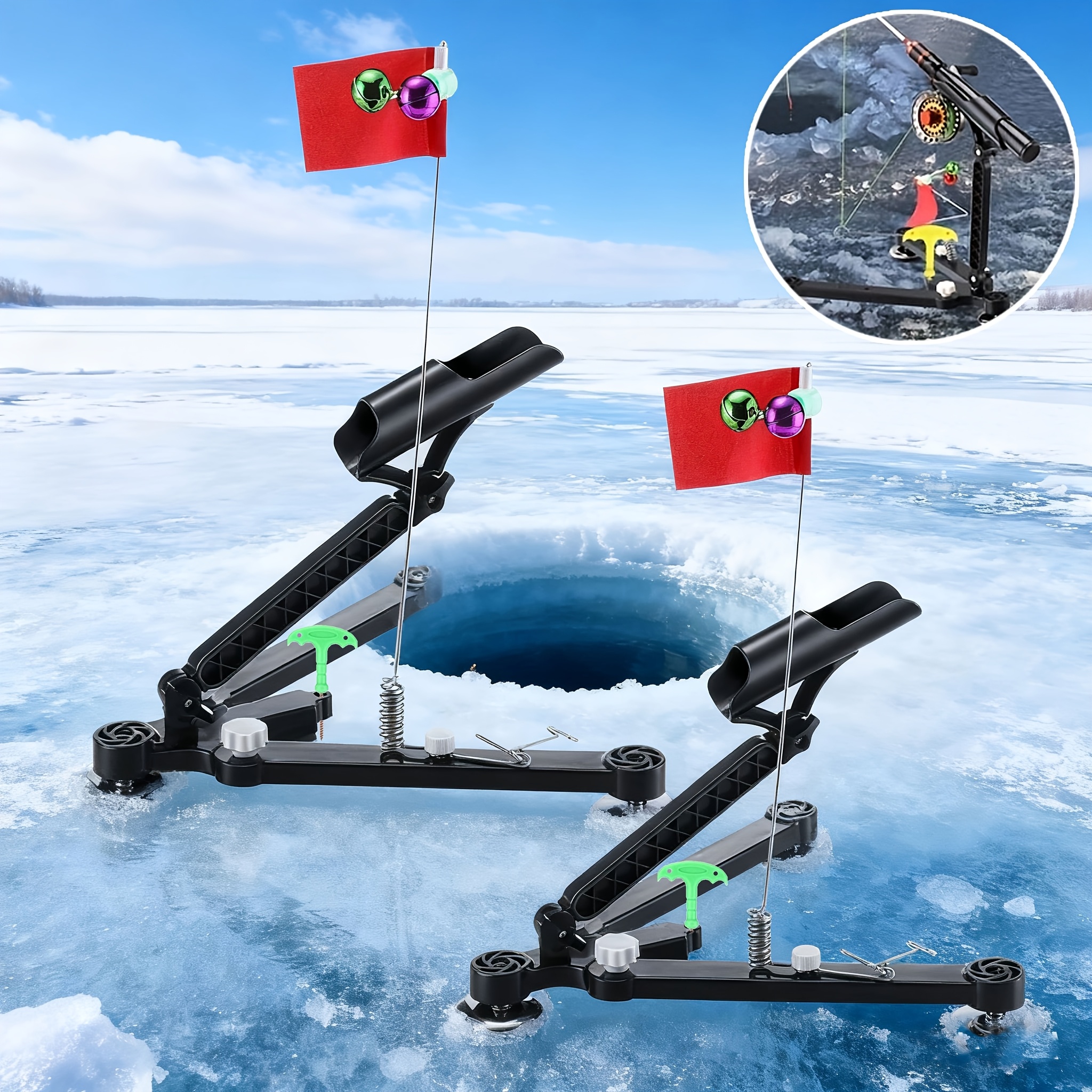 Foldable Ice Fishing Rod Holde - Ice Pick Pick recensie en prijs