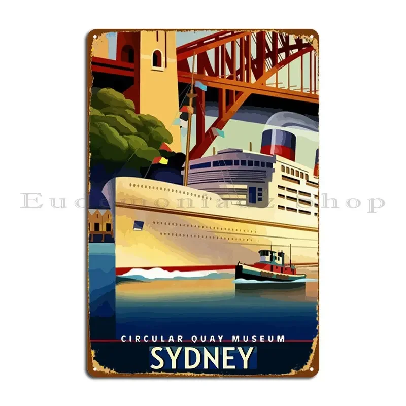 Travel To Sydney Metal Sign Cl - Home Bar Sydney recensie en prijs