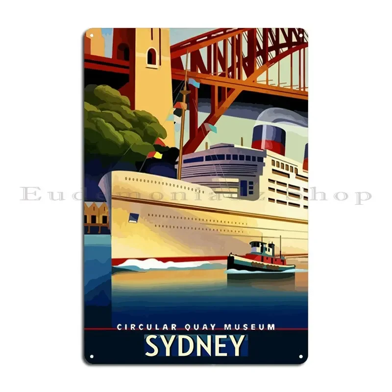 Travel To Sydney Metal Sign Cl - Home Bar Sydney recensie en prijs