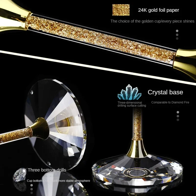 420ml Gold crystal red wine gl - Highball Glass Set recensie en prijs
