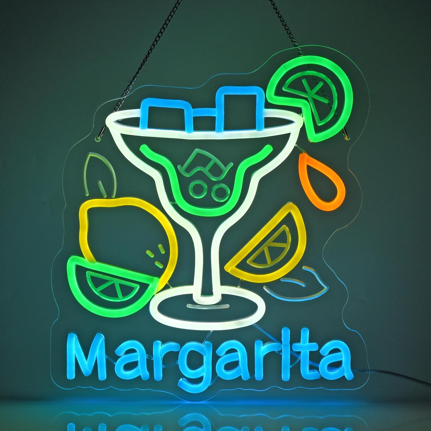 Margarita Neon Sign Wall Art D - Home Bar Signs recensie en prijs