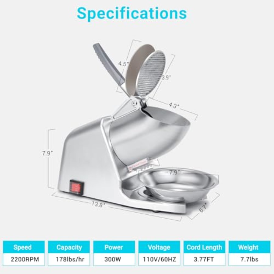 300W 178 lbs/hr ETL-Listed Dua - Ice Pick Pick recensie en prijs