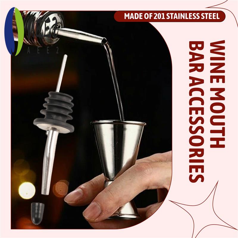 AEE2-6Pcs Stainless Steel Pour - Speed Pourer Cap recensie en prijs