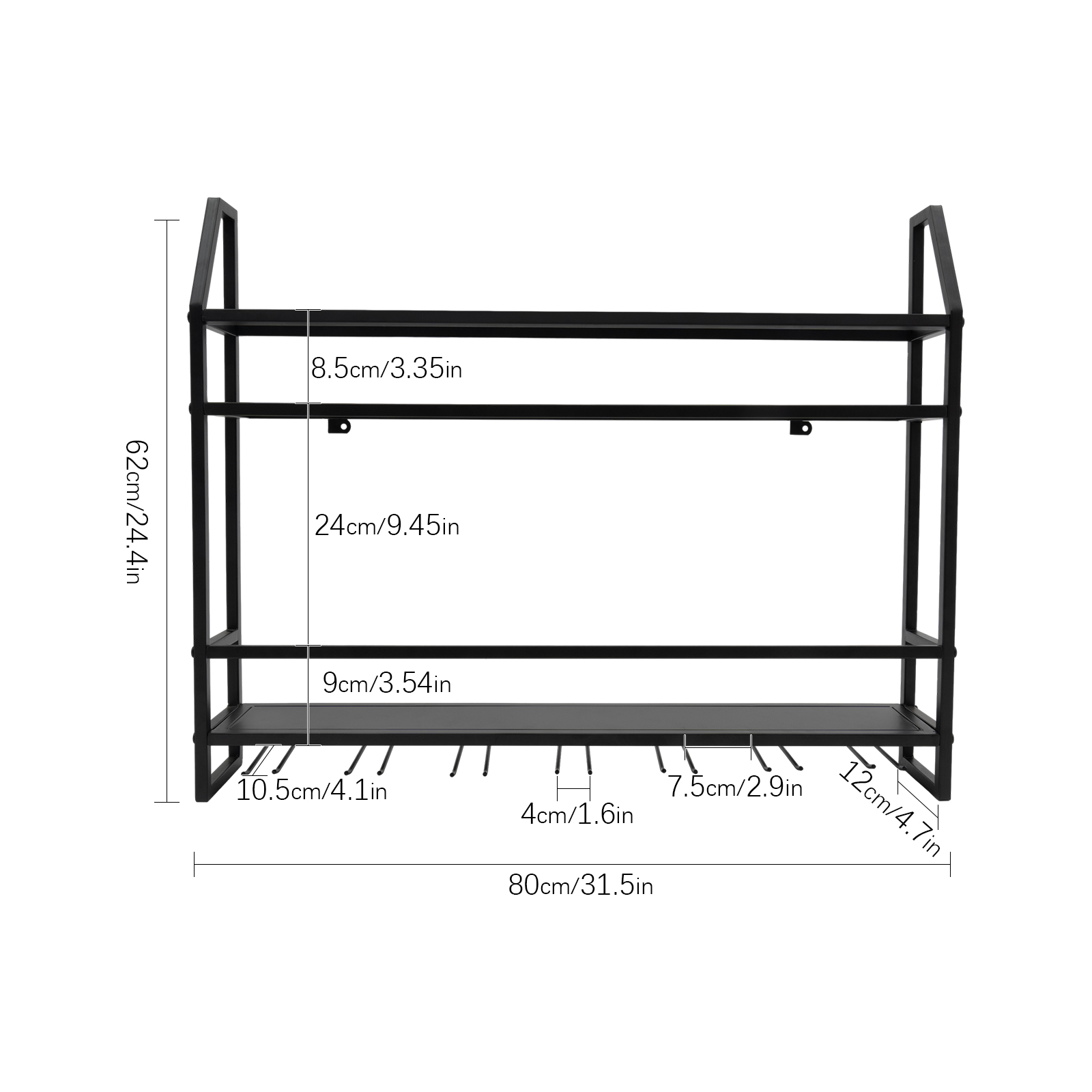 Double-layer Wine Rack Wall-Mo - Home Bar Stand recensie en prijs