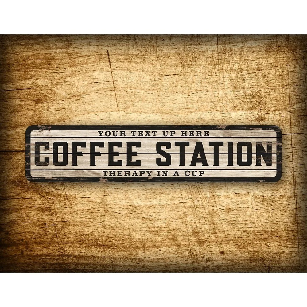 Custom Text Logo Weathered Woo - Home Bar Signs recensie en prijs