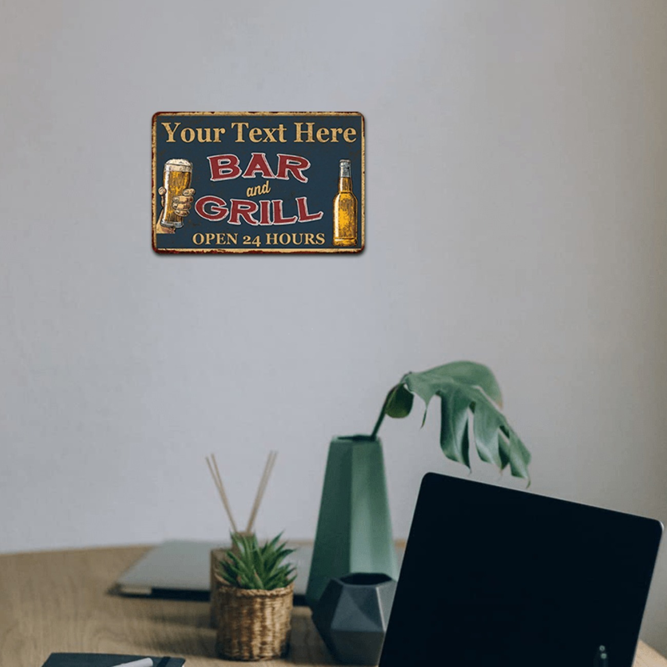 Customizable Bar & Grill Alumi - Home Bar Signs recensie en prijs