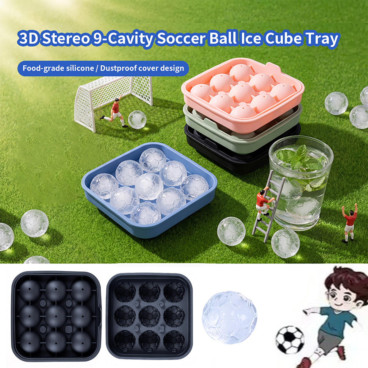 1Pcs Football-Themed Silicone  - Ice Mold Sphere recensie en prijs