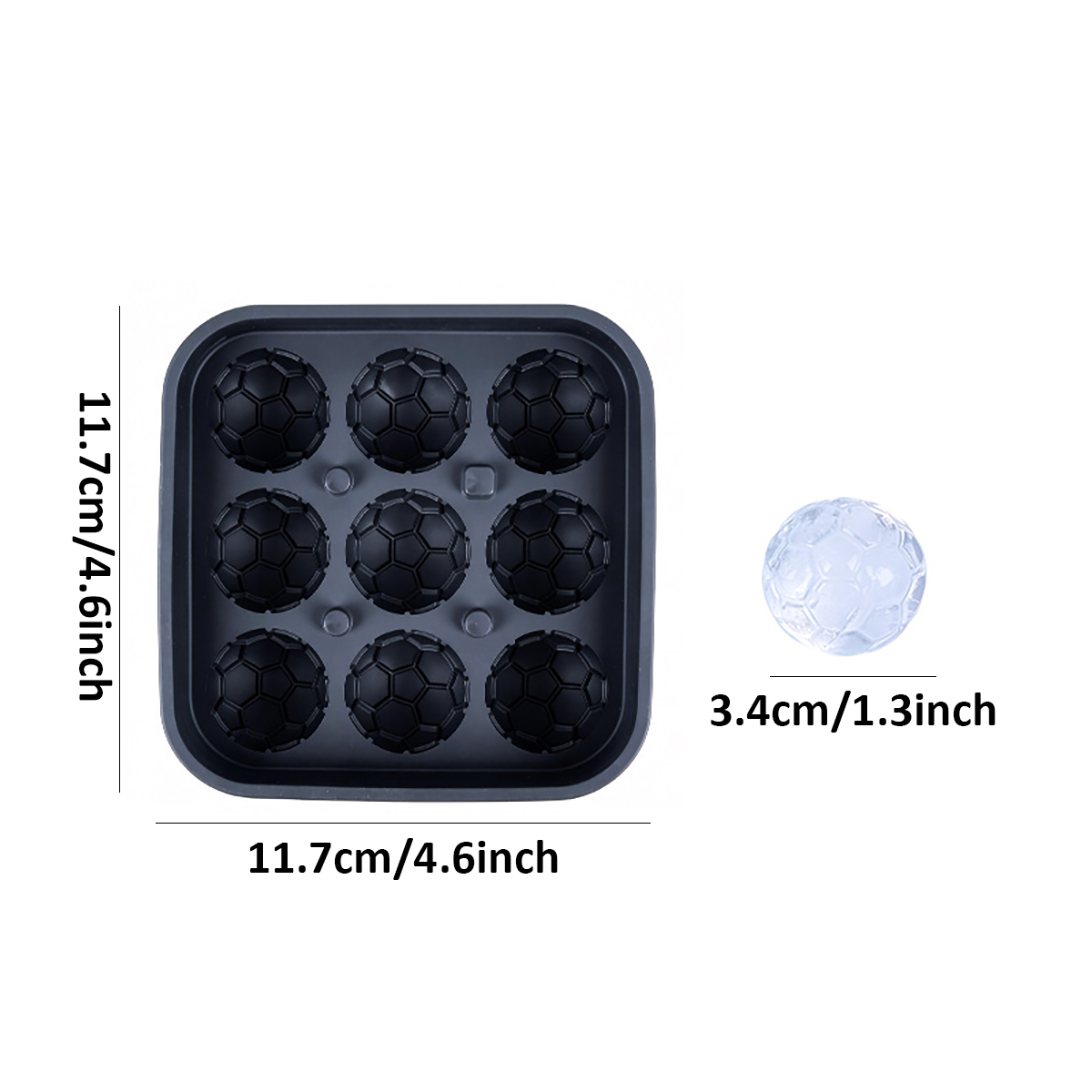 1Pcs Football-Themed Silicone  - Ice Mold Sphere recensie en prijs