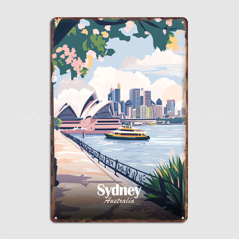 Sydney Australia Travel Poster - Home Bar Sydney recensie en prijs