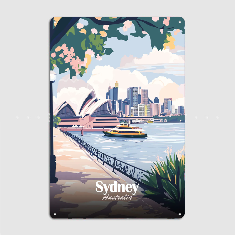 Sydney Australia Travel Poster - Home Bar Sydney recensie en prijs