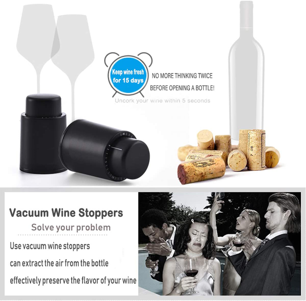 Vacuum Wine Bottle Stopper Sea - Wine Preservation Pump recensie en prijs