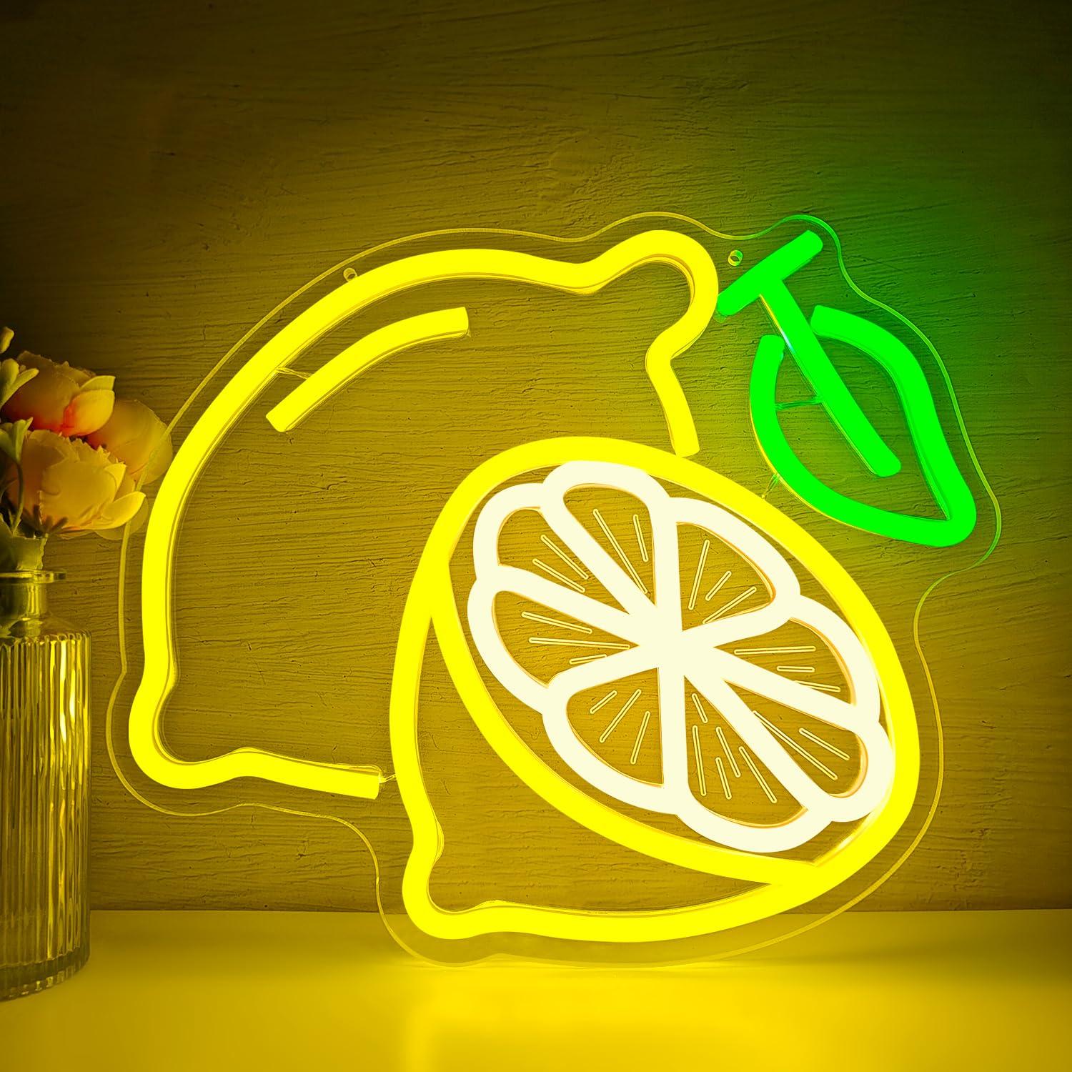 Lemon Neon Sign Dimmable LED L - Home Bar Signs recensie en prijs