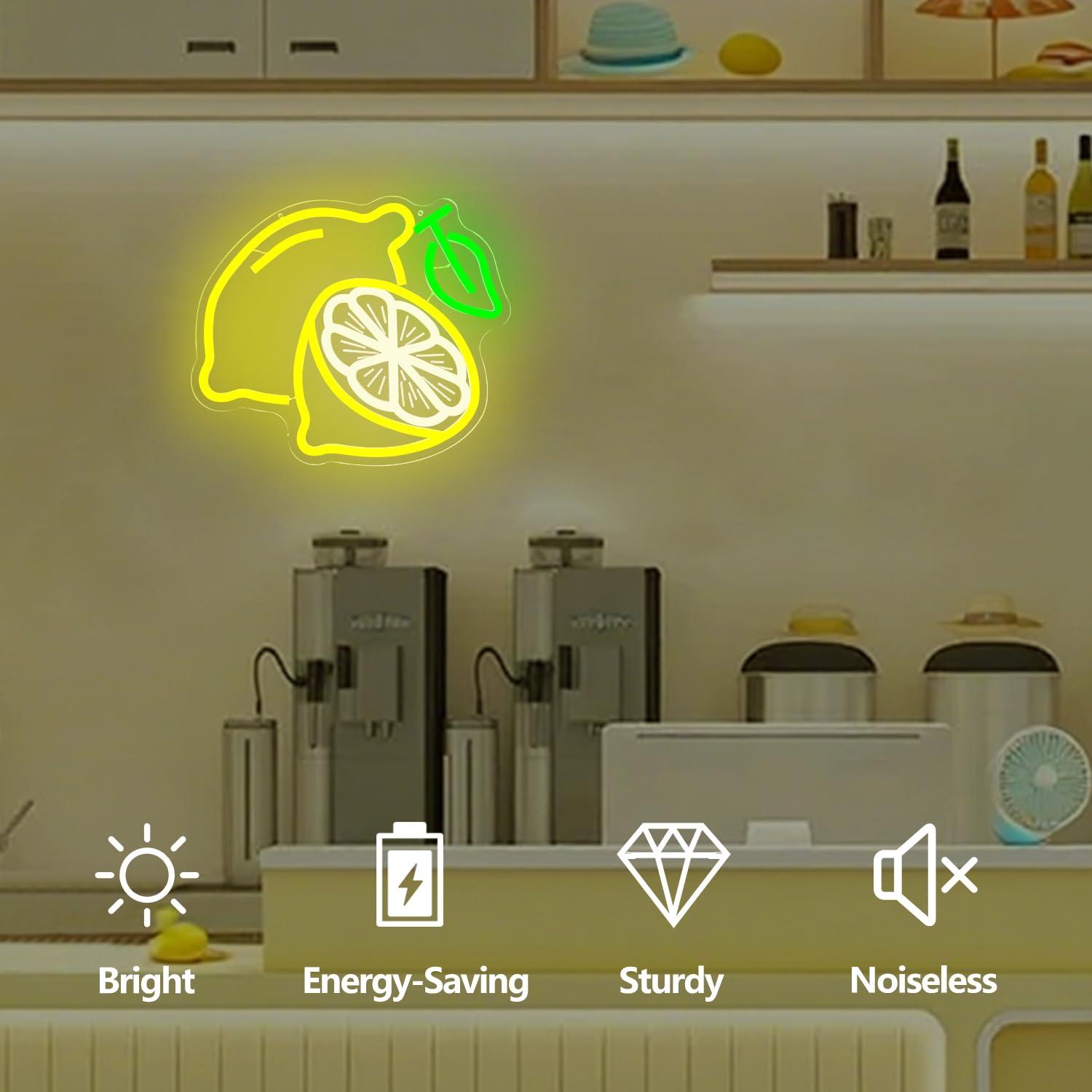Lemon Neon Sign Dimmable LED L - Home Bar Signs recensie en prijs