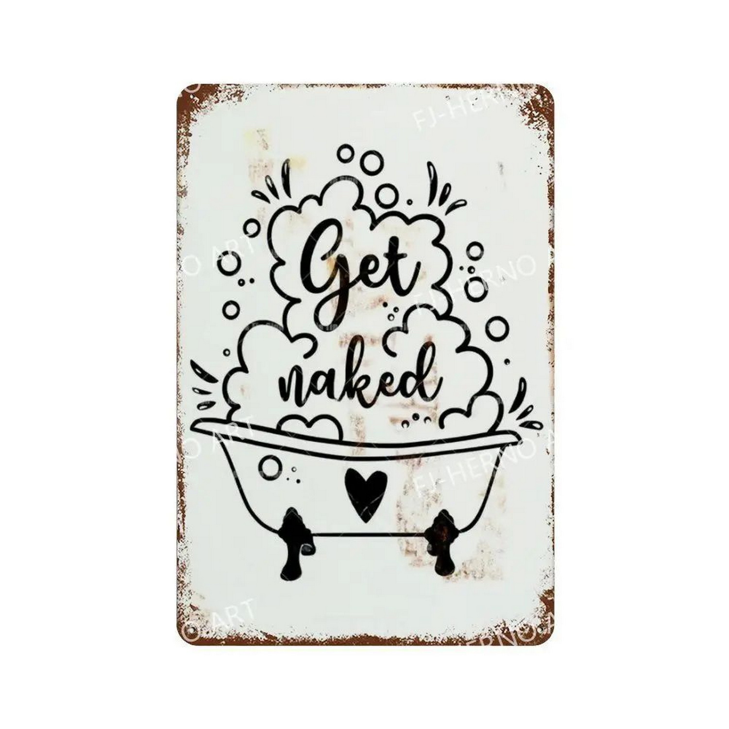 Attention Metal Tin Sign Washi - Home Bar Cafe recensie en prijs