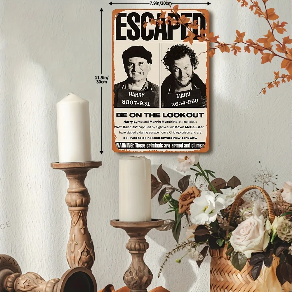 Vintage Home Alone Sign, 1pc 8 - Home Bar And Restaurant recensie en prijs